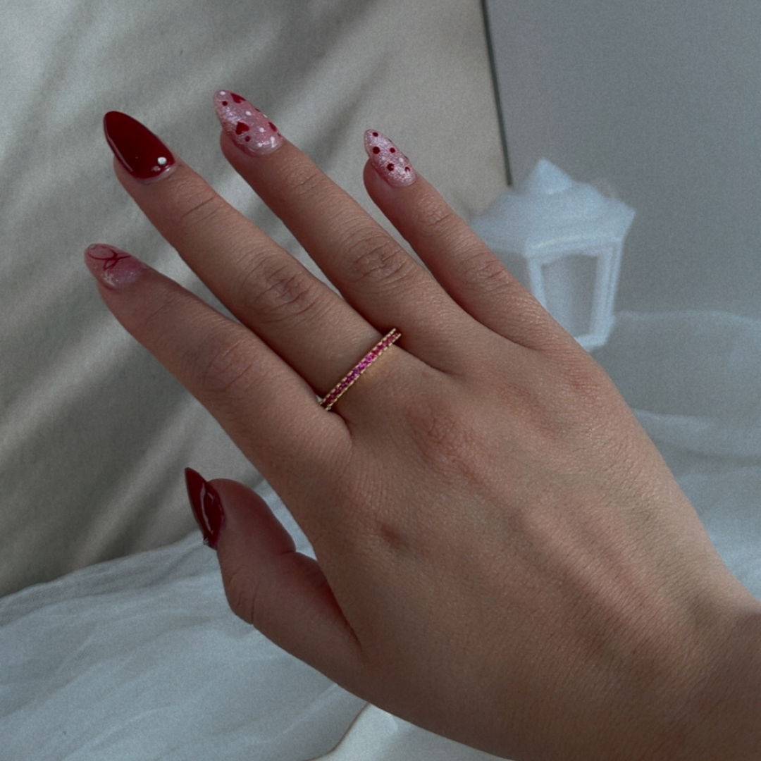 Anillo Zoe Fucsia