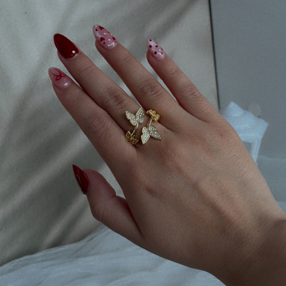 Anillo Mix Mariposa